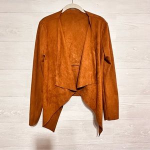 SHEIN Faux Suede Cardigan Medium
